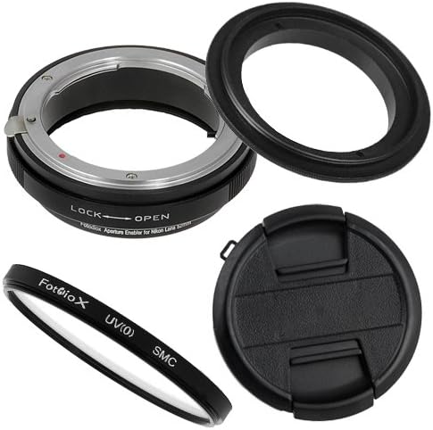 Adaptador de montagem da lente Fotodiox - Lente Contax/Yashica SLR para Nikon Nikkor F Mount Digital Cameras