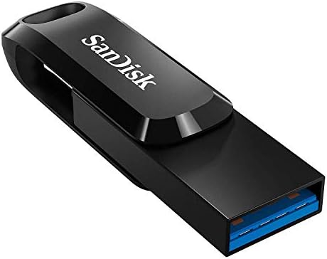 Sandisk 32 GB Ultra Drive Dual Go 2-em 1 USB Tipo-A e Tipo Cranque Flash-5 pacote de embalagem com 2 coitelos de Stromboli, exceto