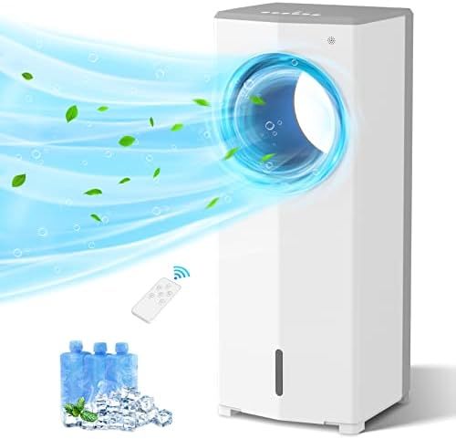 3 em 1 1 portátil evaporativo de refrigerador de ar refrigerador para quarto com ar frio silencioso ventilador de água de água com