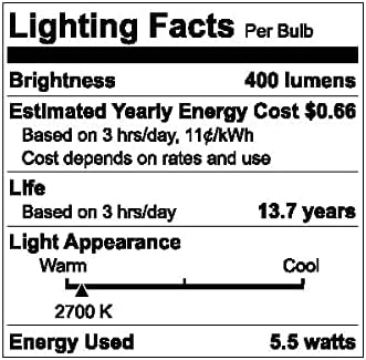 GE REVELT 2-PACK 60 W equivalente a melhorar a lâmpada de lâmpadas LED de lâmpadas LED de lâmpadas de lâmpadas #952475 Modelo #42698