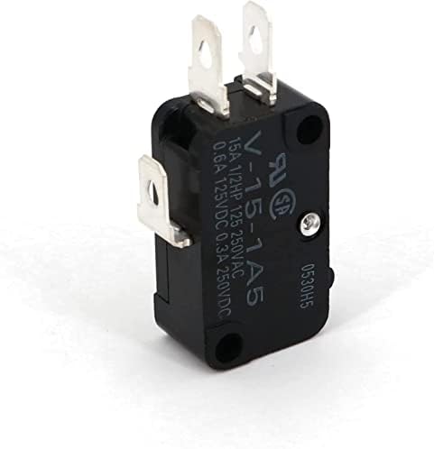 Micro comutadores 5pcs V-15-1a5 3pin Momentary Pin Punger Com-NC-No Micro Switch