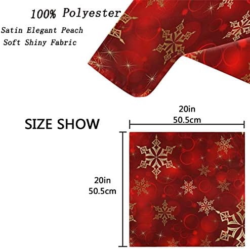 Zzwwr natal de Natal Funnic Santa risada de pano de floco de neve, conjunto de 1 20 x 20 polegadas macio e confortável guardana