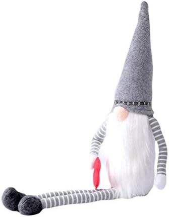 Acessórios de Vicasky 1pc Leg Long Leg Valentine Day Dwarf Doll Decoration Adorable Elf Doll Adornment