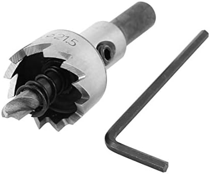 Aexit 21,5mm serras de orifício e acessórios DIA HSS 6542 Twist Brill Bit Buh Saw Cutter Tool W serras de orifício