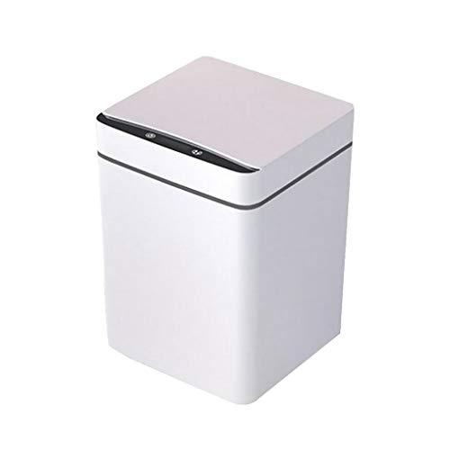 CZDYUF 12L Lixo inteligente pode ser automático sensor de movimento de indução Dustbin home cozinha banheiro desperdício de lixo branco