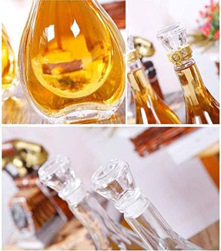 Whisky Decantador Whisky Decanter, Decanter jeafe for, licor, vodka, vinho ou bourbon, ideal como presente, decantadores de bebidas alcoólicas de 750 ml
