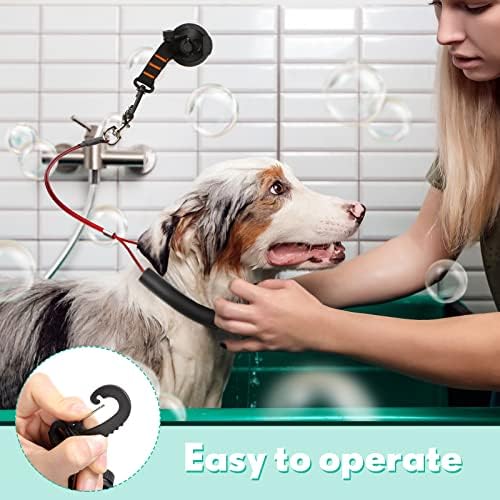 Cachorro de banho de cachorro com pesada xícara de cães helicóptero laços de restrição de cã