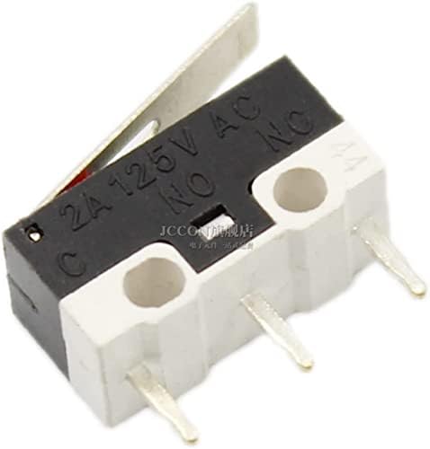 Micro comutadores de Berrysun 100pcs interruptor de botão de limite de limite 1a 125V AC mouse interruptor 3pins Micro switch