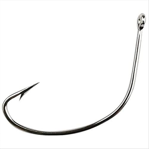 Mustad Ultrapoint Wide Gap Reverted Point Up Eye Croaker Hook com 1 gancho extra forte