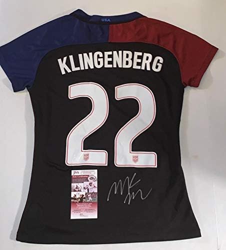Meghan Klingenberg Thorns assinou o Team USA Jersey USA Womens Soccer JSA - camisas de futebol autografadas
