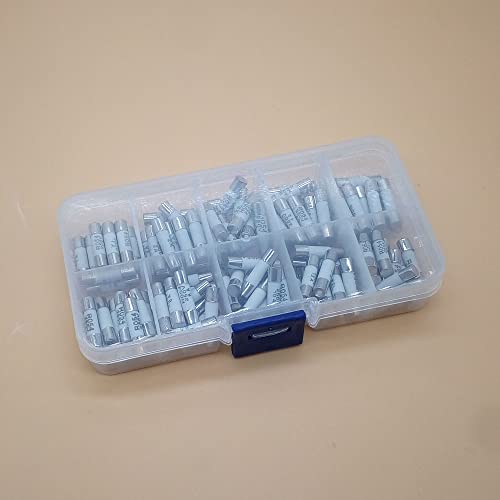 100pcs Cerâmica FUSUS KIT SLUPO 5X20MM 1A 2A 3A 4A 5A 6A 8A 10A 15A 20A 250V 5 * 20 Conjunto de tubos de seguro de proteção