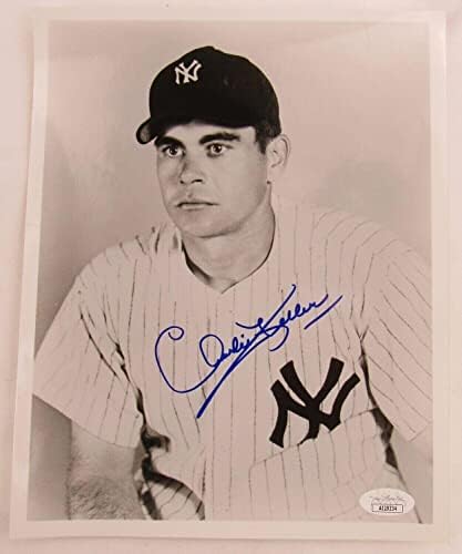 Charlie Keller assinou Autograph 8x10 Photo JSA AI29334 - Fotos autografadas da MLB