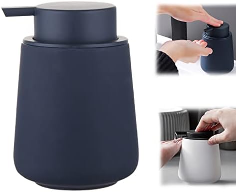 Dispensador de sabão de cerâmica, dispensador de sabão de espuma, dispensador de sabão de prato reutilizável e recarregável