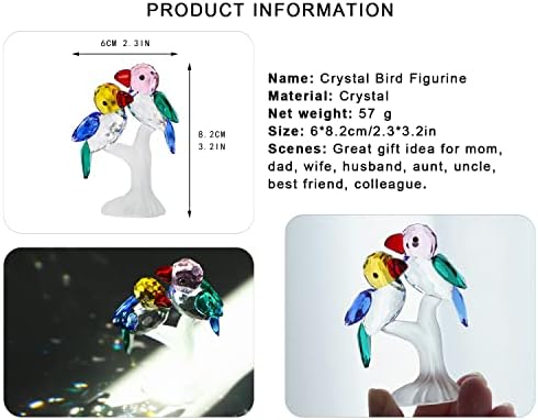 Coleção de arte de animais de cristal Hyaline & Dora Crystal, decoração de mesa estatueta de cristal feita à mão, peça de comprimido