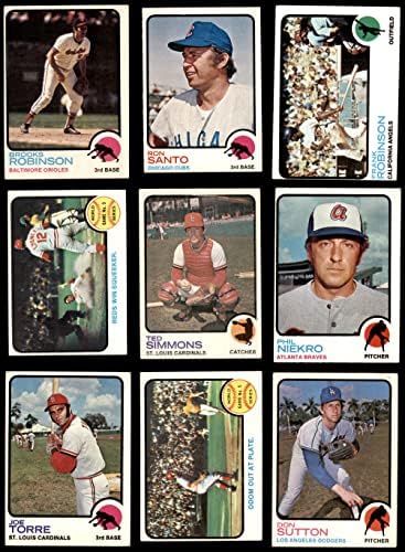 1973 Topps Baseball próximo ao conjunto completo VG/Ex+