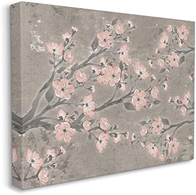Stuell Industries Cherry Blossom Composition Composition Arte da parede, design de Diane Stimson, 30 x 24