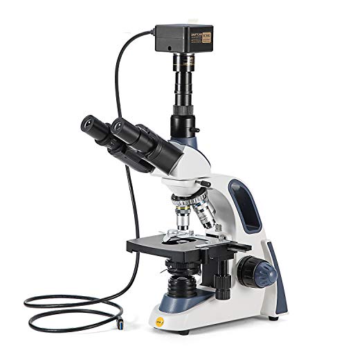 Câmera SwiftCam de 16 megapixels para microscópios, com lente de redução, kit de calibração, adaptadores de olhos