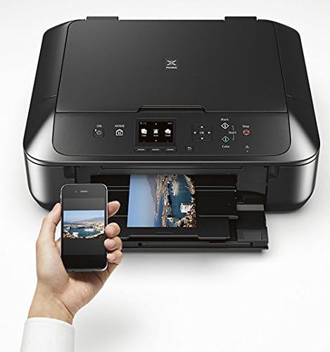 Impressora All-In-One Wireless Canon MG5720 com Scanner e Copiadora: Impressão móvel e tablet Com compatível com AirPrint ™, preto