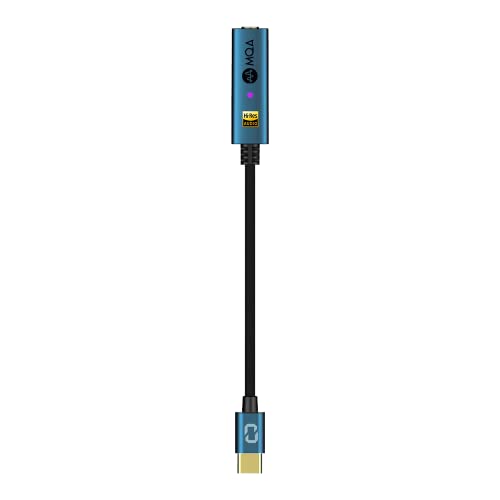 Adaptador de fone de ouvido HELIOS USB C a 3,5 mm Adaptador de áudio e cabo de dongle Aux C, amp de áudio USB DAC