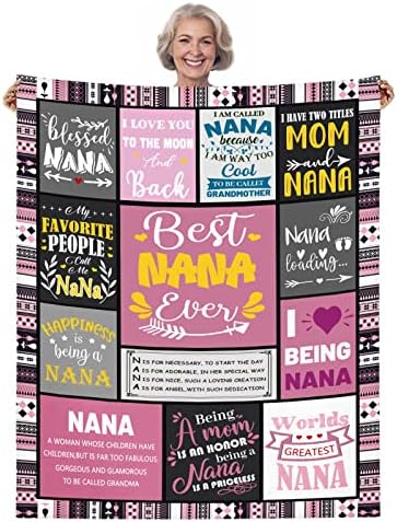 Presente de Nana da neta, Vovó Bobagem 50 x60 Dia das Mães do Dia de Ação de Graças Presente de Aniversário de Natal para