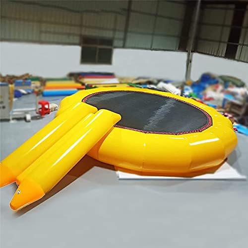 Trampolim de água Beiake 3M com slide e bomba de ar elétrico para jogos de parque aquático