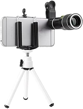 WSSBK 20X ZOOM HD Smartphone universal - Câmera óptica de acampamento monocular esportivo telefoto telescópio lente telescópio