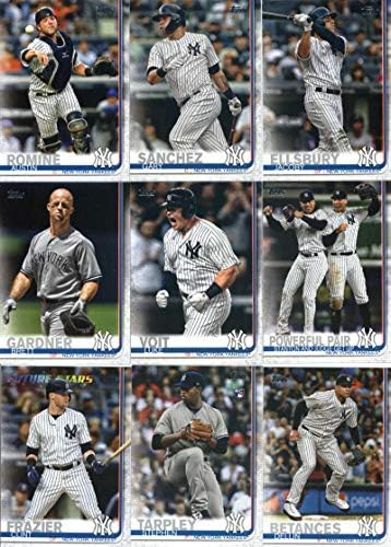 2019 Topps Complete Baseball New York Yankees Team Set of 30 Cards: Gleyber Torres, The Yankees Win, Chad Green, Yankee Stadium,