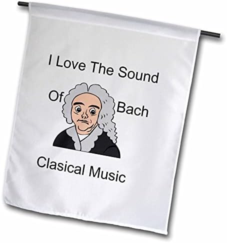3drose imagem de amor som de música clássica de Bach com desenho animado - bandeiras