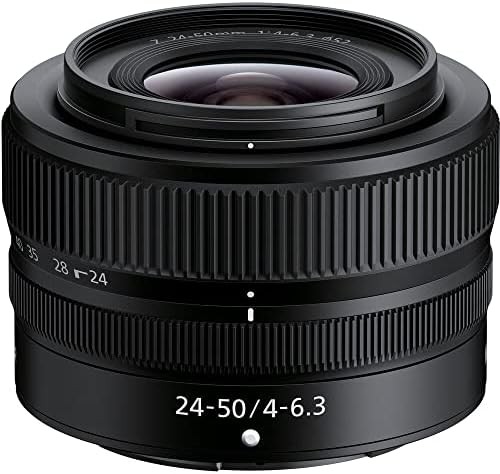 Nikon Nikkor Z 24-50mm f/4-6.3 Lente de zoom com 64 GB de placa de memória SDHC + caixa de lente acolchoada + kit de filtro de monopod