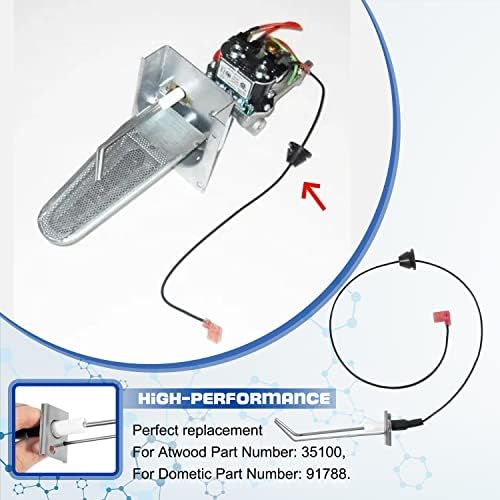 Zymurgoes 35100 Kit de eletrodo do forno - para hidrelismo eletrodo de forno RV Hydro - para atwood AFS, AFM, AFL,