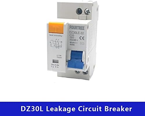Ahafei 1PCS DPN DPNL DZ30L DZ30 Mini Circuito de vazamento residual do circuito MCB Capacidade de quebra de MCB 4,5ka