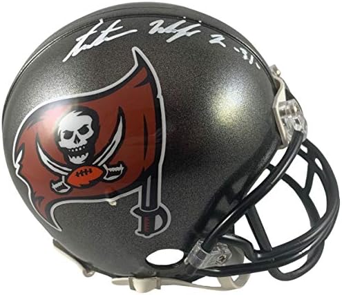 Antoine Winfield Jr autografado assinado Mini capacete Tampa Bay Buccaneers PSA COA