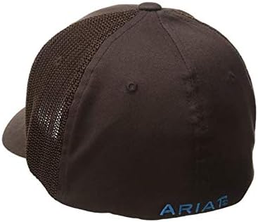 Ariat Men Black Blue Half Mesh Hat