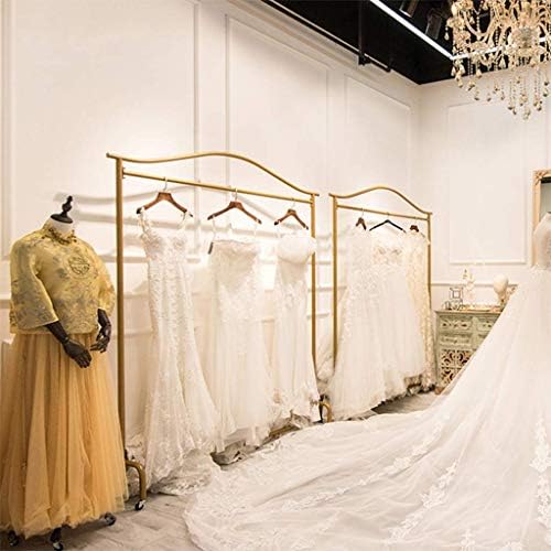 Display de vestido de noiva elegante e simples de casa, vestido de noite para roupas de noiva para roupas pesadas Rail