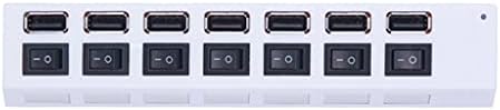 Jahh USB Hub USB Adaptador de energia 7 Porta Múltipla Expander 2.0 Usb Hub com Switch for PC Multi-Interface
