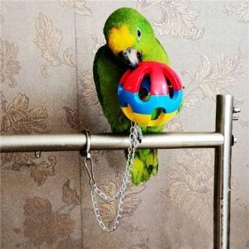 3 tipos de pássaro papagaio mastigar bola pendurada gaiola bola de brinquedo bola de balance
