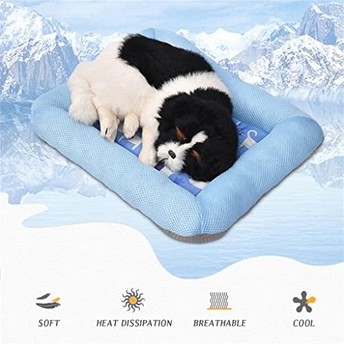 Czdyuf cachorro cool pad mate de gelo colchão colchão de estimação cool almofada na cama mantém fria no verão gelo cão de seda cool