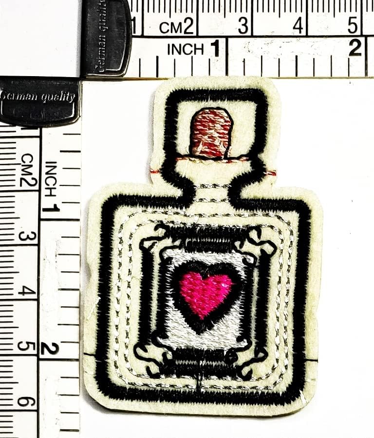 Garrafa de perfume kleenplus bordal bordado bordado Ferro em costura no emblema para jaquetas jeans Backpacks Roupas adesivo