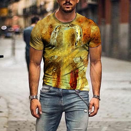 Men, camiseta gráfica hipster hip hop tie-dye vintage camiseta camise