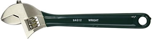 Wright Tool 9AG12 1-1/2 Max Capacity Cushion Grip Chaveta ajustável com acabamento cobalto, 12