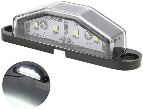 Luz da placa, 10 a 30V IP67 Placa de placa à prova d'água Lâmpada Durável Durável para Trailer RV Van Caminhão