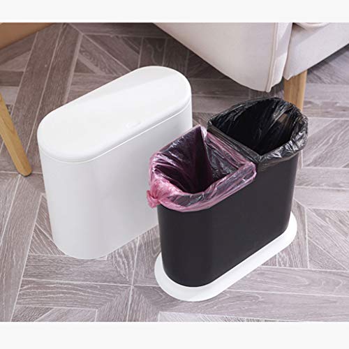 Neochy lixo lata de lata de lata de lata de lata de lata de lata de banheiro nórdica da moda Nórdica Quarto do banheiro simples lixo criativo da lata de lixo com lixo de lixo de cozinha latas de lixo/preto