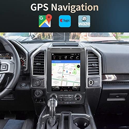 Rádio estéreo Android 12 CZSWCH para Ford F150 12,1 polegada Octa Core 4GB+64 GB de Câmera sem fio sem fio/Android Auto/DSP/Wifi/Bluetooth