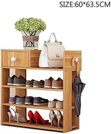 Dingzz Multi-camada simples prateleira de sapatos em casa Simple House Housesproof Shoe Gabinete, Rack de calçados de madeira