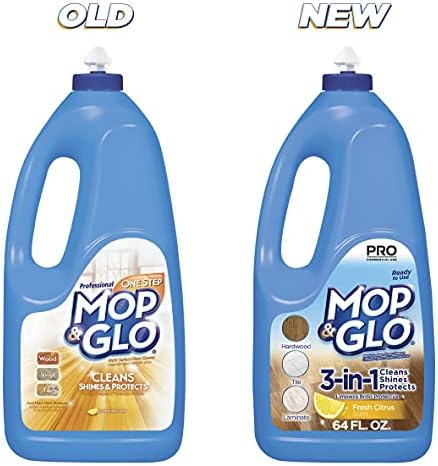 MOP & GLO Profissional Multi-Surface Floor Cleaner, aroma fraco de citros fresco, 64 oz