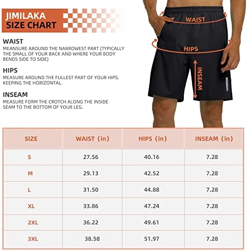 Jimilaka Men's 7 Athletic Runk
