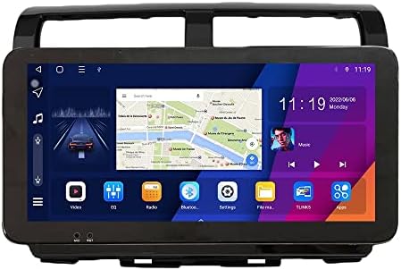 Kunfine Android Radio CarPlay e Android AutoRadio Navigação de carro Multimedia Player GPS tela sensível ao toque RDS RDS
