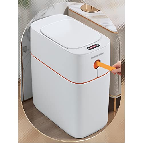 UXZDX Lixo eletrônico automático pode embalagem automática 13L banheiro doméstico banheiro desperdício lixo lixo lixo de sensor