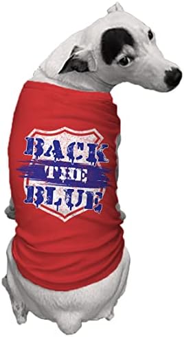 De volta ao crachá azul - apoie a camisa do cão da polícia