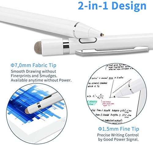 Caneta de caneta para lápis Lenovo Yoga, lápis digital Evach com caneta de ponta ultra fina de 1,5 mm para Lenovo
